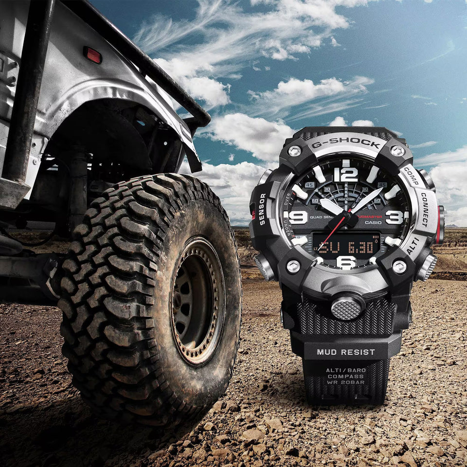 Casio G-Shock MASTER OF G LAND MUDMASTER Black 51mm Bluetooth® Watch