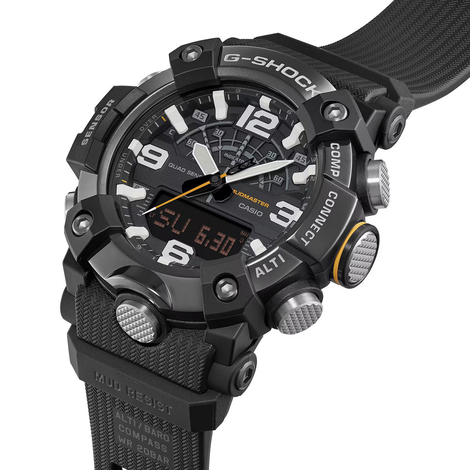 Casio G-Shock MASTER OF G LAND MUDMASTER Bluetooth® Black 51mm Watch