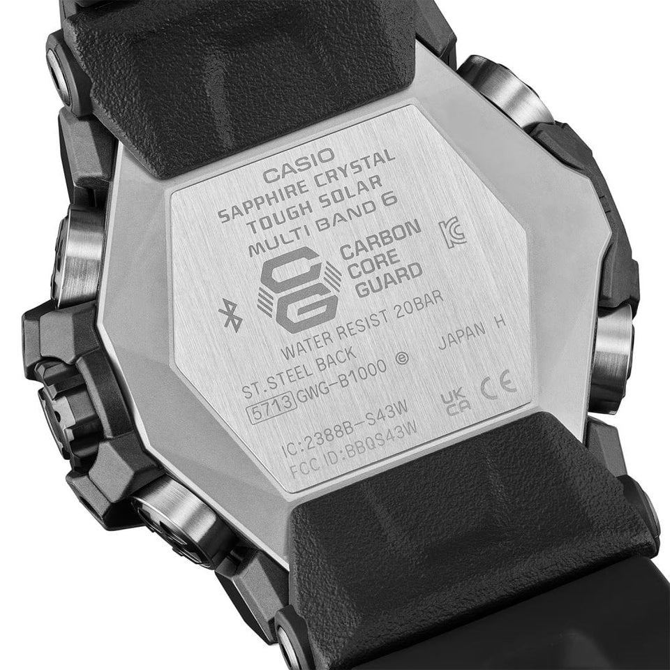 Casio G-Shock MASTER OF G MUDMASTER Black Bluetooth® Solar Watch