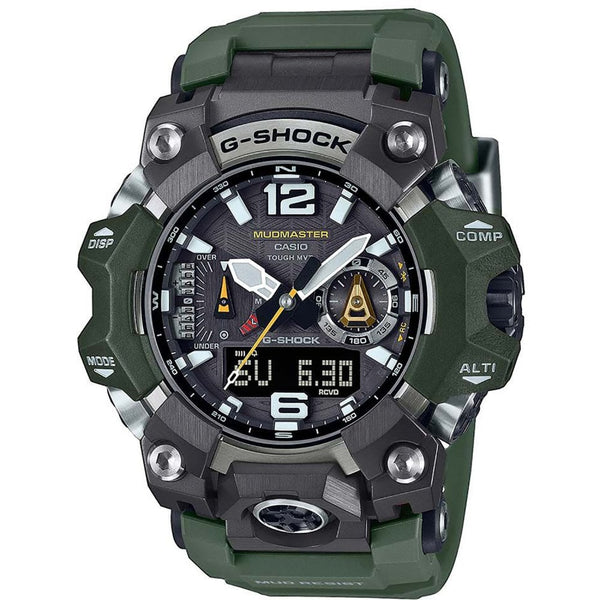 Casio G-Shock MASTER OF G MUDMASTER Green Bluetooth® Solar Watch