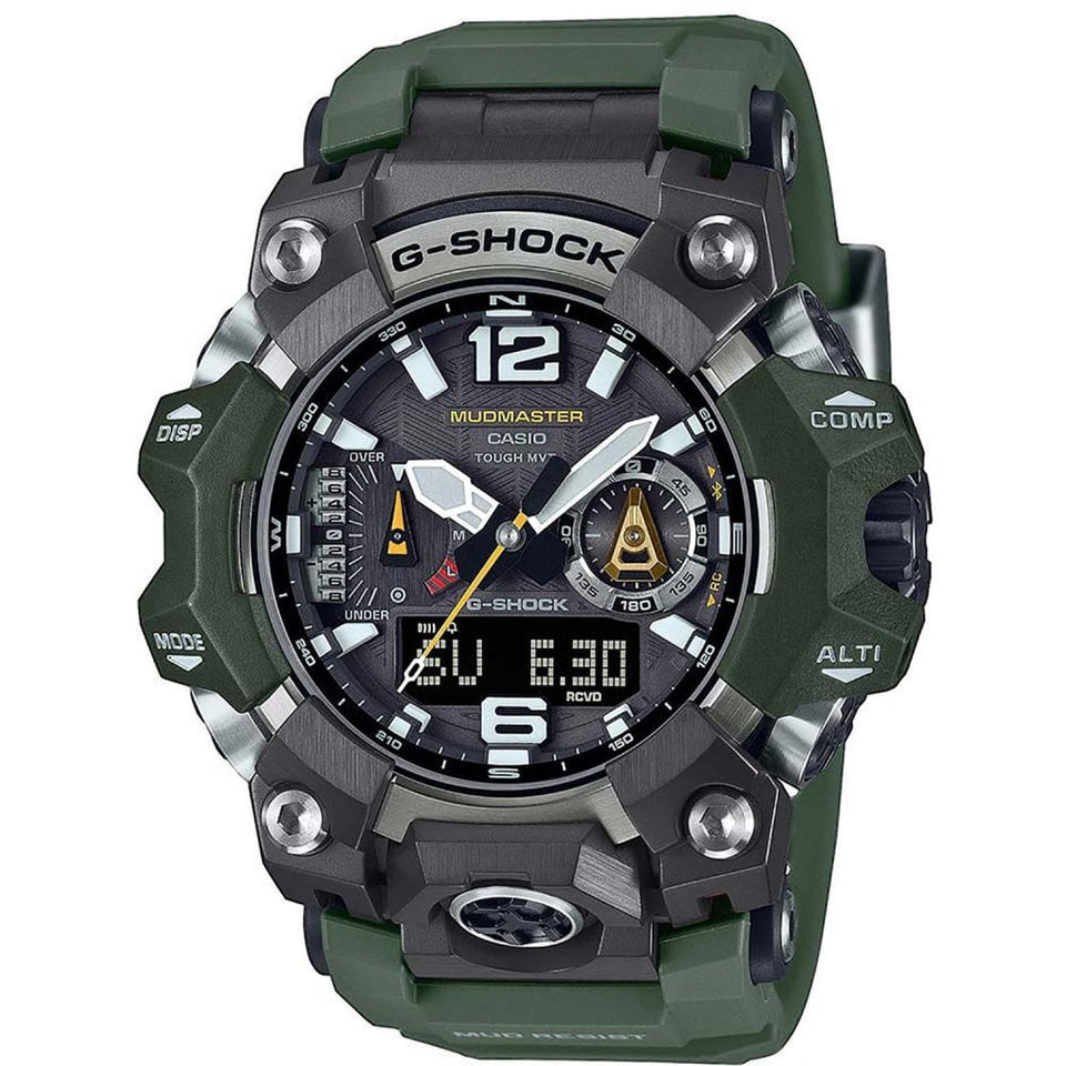 Casio G-Shock MASTER OF G MUDMASTER Green Bluetooth® Solar Watch
