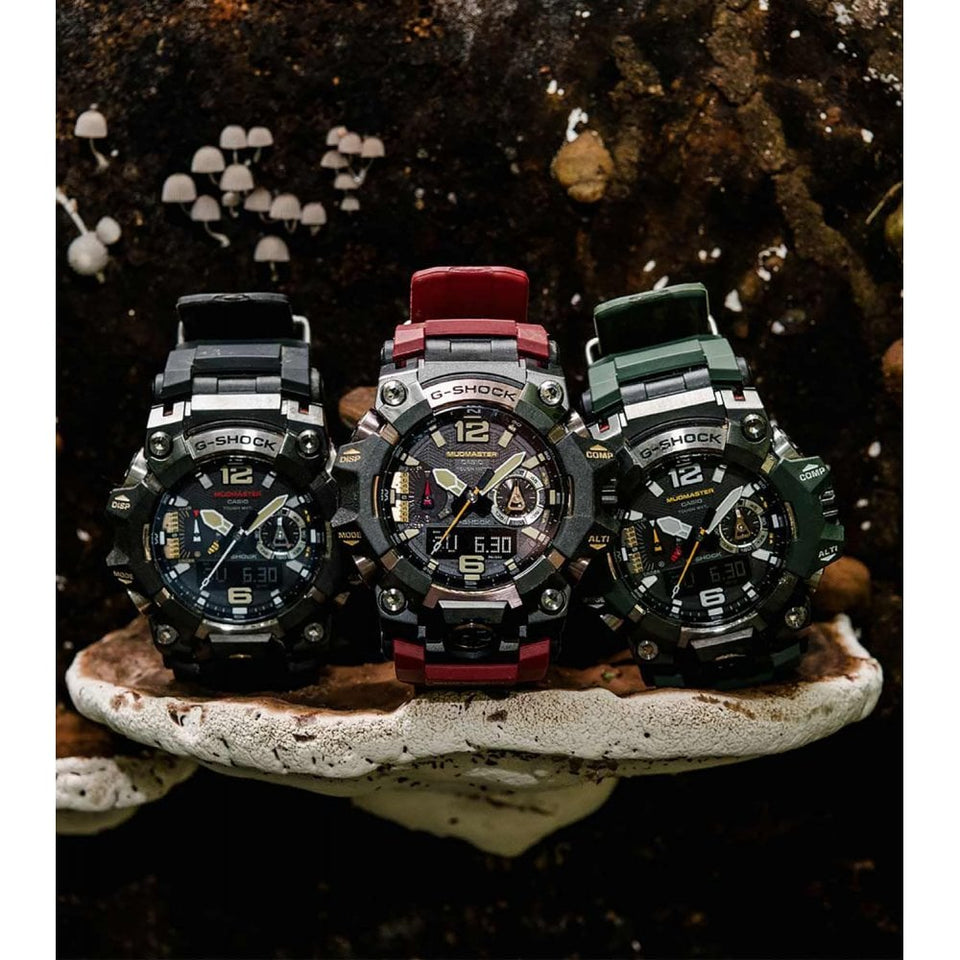 Casio G-Shock MASTER OF G MUDMASTER Green Bluetooth® Solar Watch