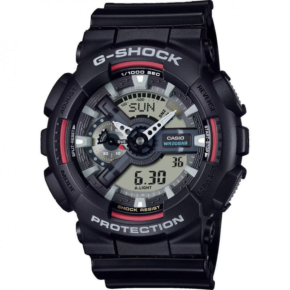 Casio G-Shock Men’s Black & Red Analog-Digital Watch