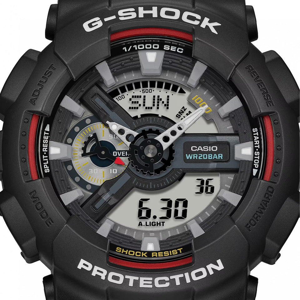 Casio G-Shock Men’s Black & Red Analog-Digital Watch