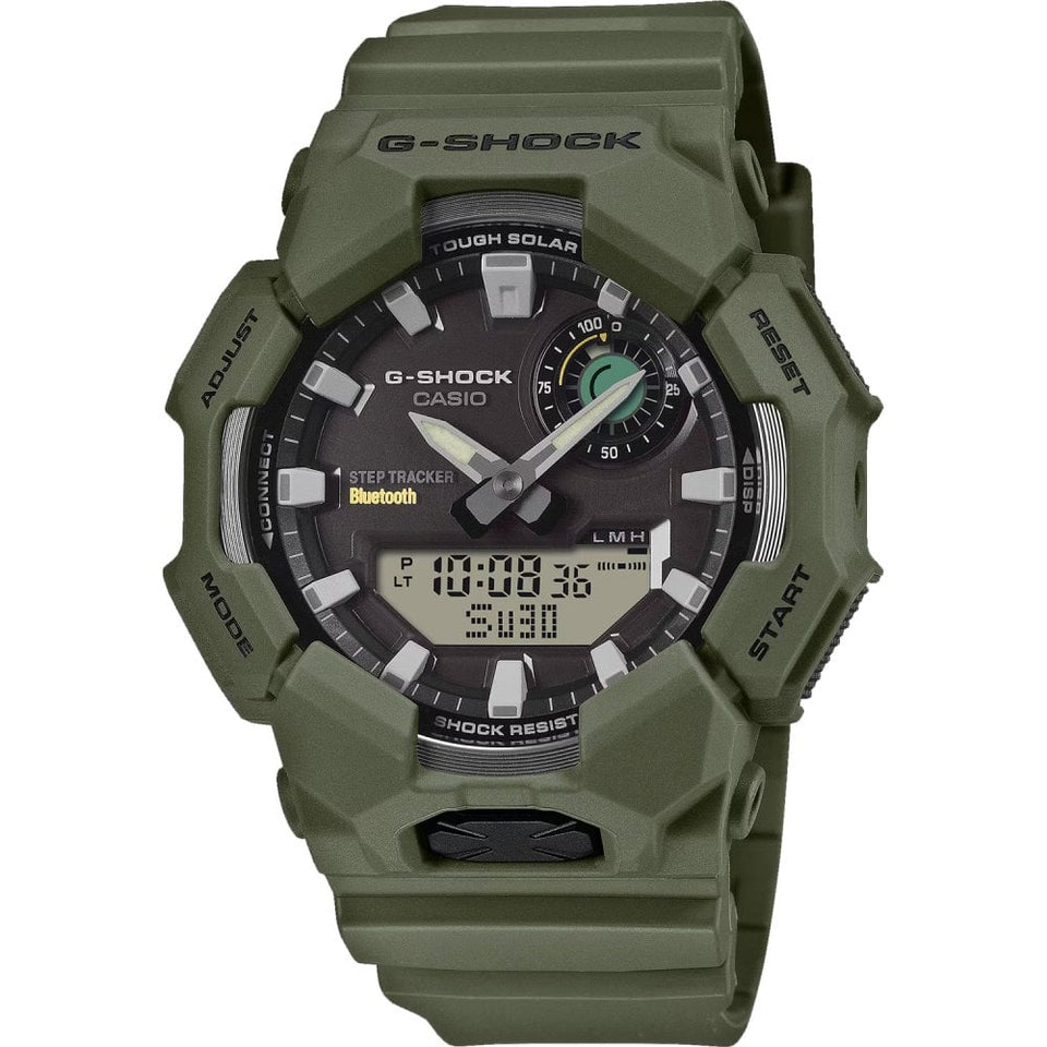 Casio G-Shock Men’s Bluetooth® Solar Green Step Tracker Watch