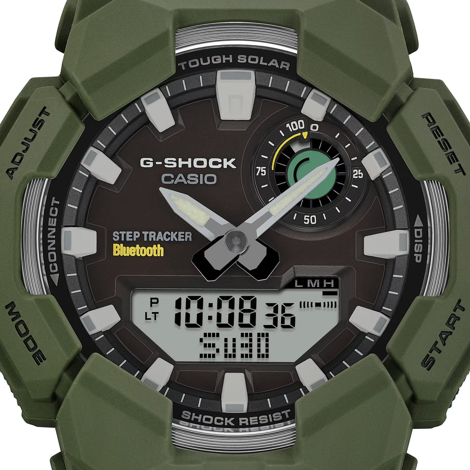 Casio G-Shock Men’s Bluetooth® Solar Green Step Tracker Watch