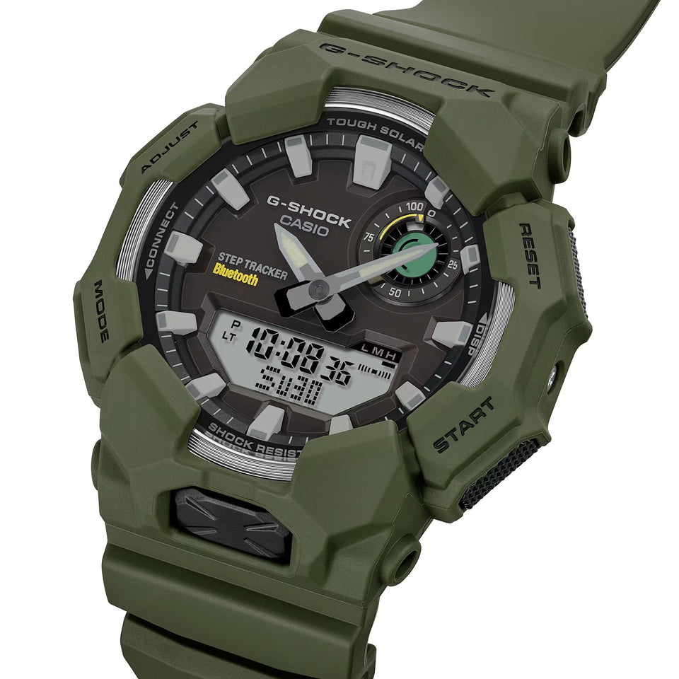 Casio G-Shock Men’s Bluetooth® Solar Green Step Tracker Watch