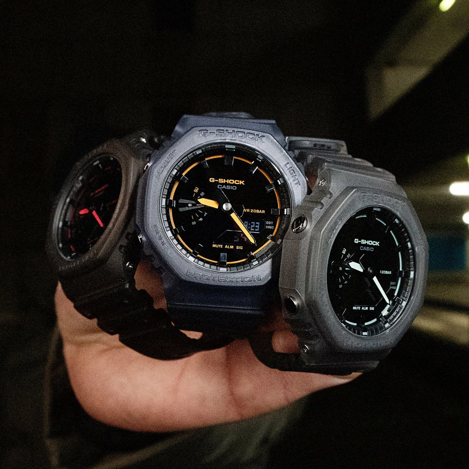 Casio G-Shock Mens 45mm Ana-Digi Black Watch
