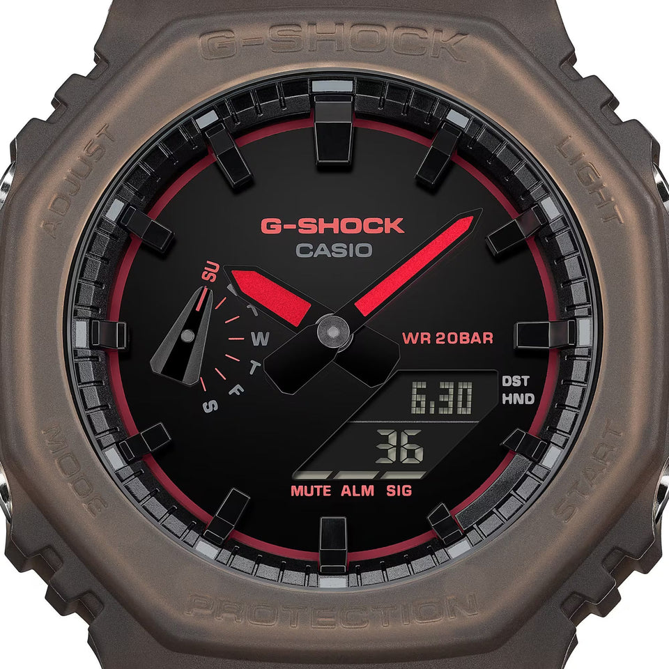 Casio G-Shock Mens 45mm Ana-Digi Brown Watch