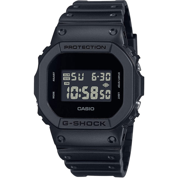 Casio G-Shock Men's 5600 Series 'Solid Colours' Black Digital Watch