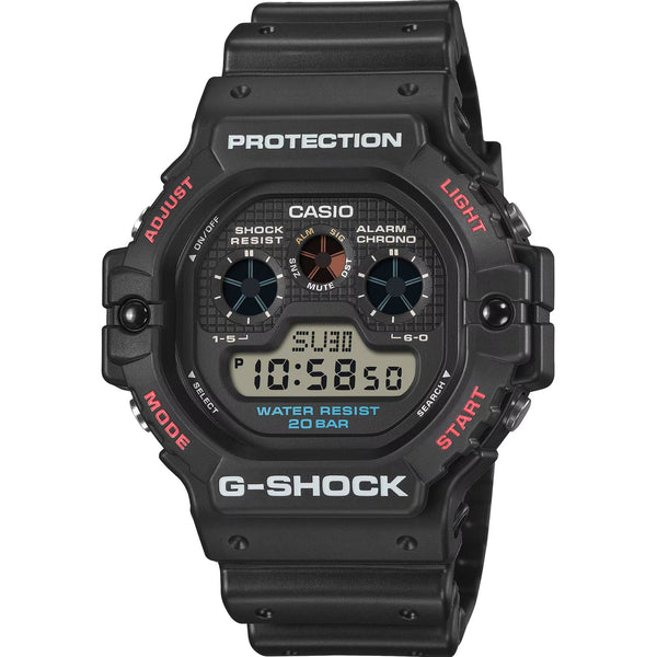 Casio G-Shock Men's 5900 Series Black 47mm Triple-Graph Display Watch