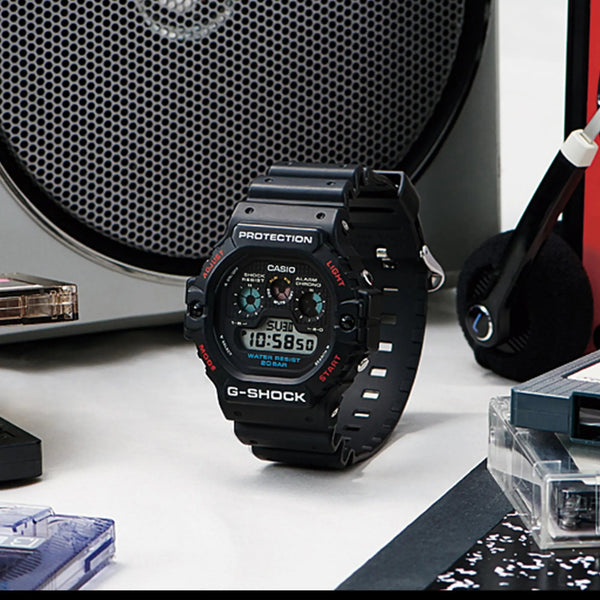 Casio G-Shock Men's 5900 Series Black 47mm Triple-Graph Display Watch