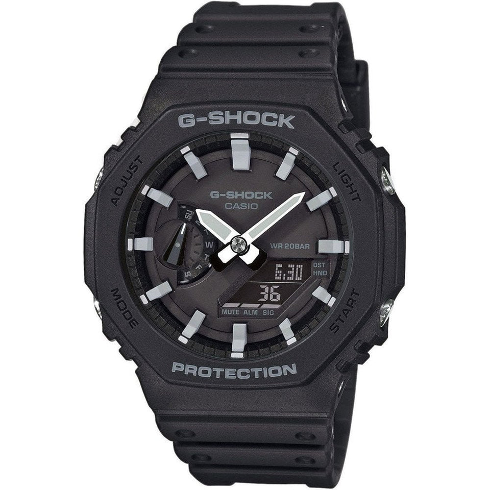 Casio G-Shock Men's Black Dial Quartz 45mm Carbon Reinforced Resin Watch