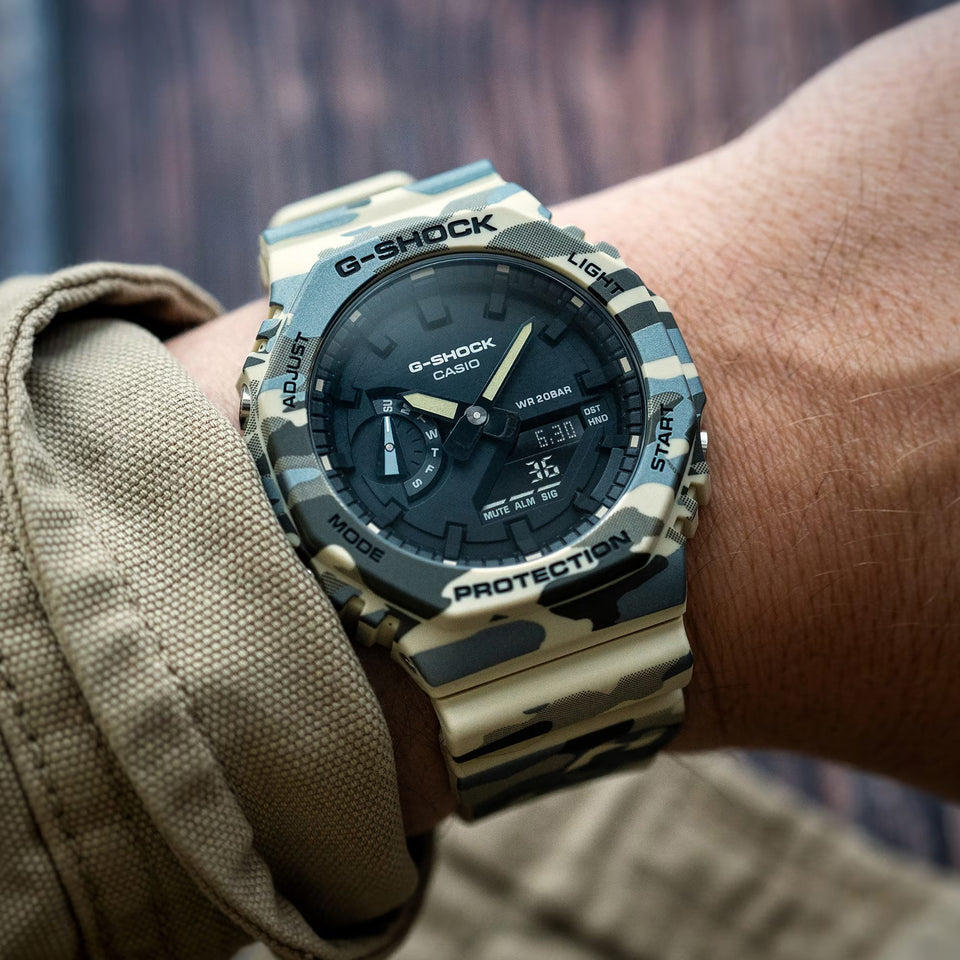 Casio G-Shock Men's Camo Design 45mm Watch