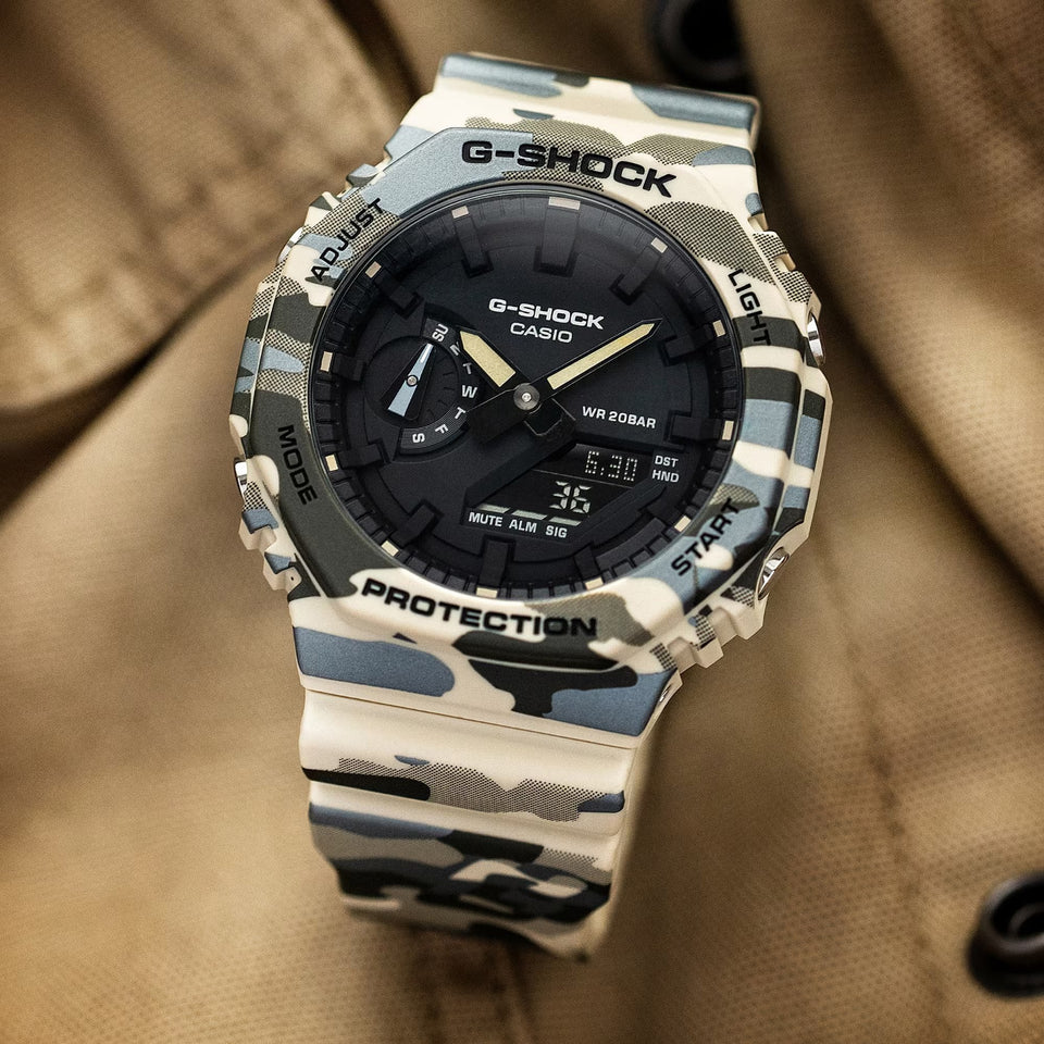 Casio G-Shock Men's Camo Design 45mm Watch