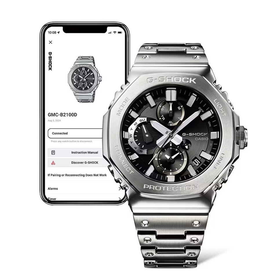 Casio G-Shock Men's FULL METAL Chronograph 46mm Bluetooth® Solar Watch