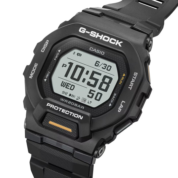 Casio G-Shock Men's G-SQUAD Black Fitness Tracker Bluetooth® Watch