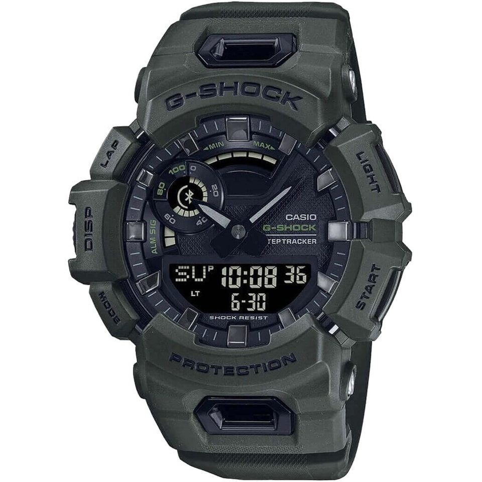 Casio G-Shock Men's G-SQUAD Bluetooth® Green Steptracker Watch