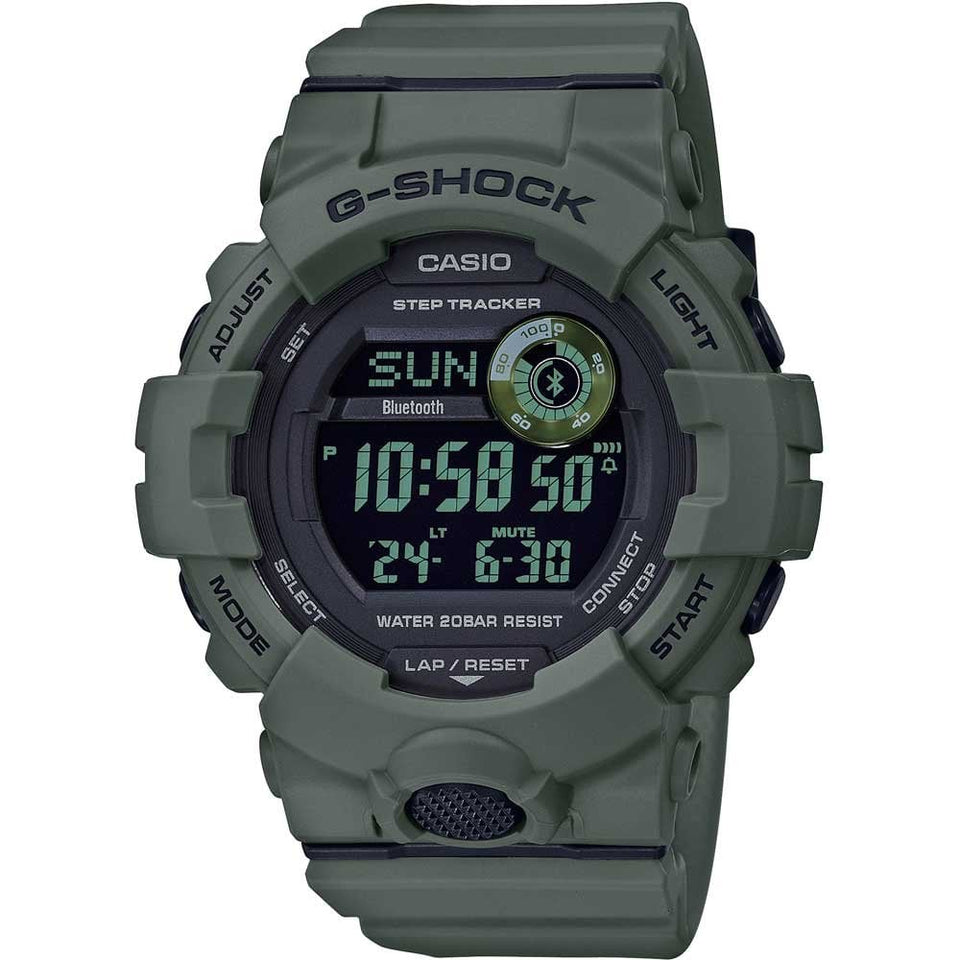 Casio G-Shock Men's G-SQUAD Green Step Tracker Bluetooth® Fitness Watch