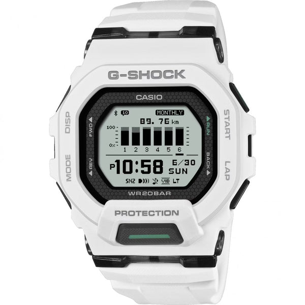 Casio G-Shock Men's G-SQUAD White Fitness Tracker Bluetooth® Watch