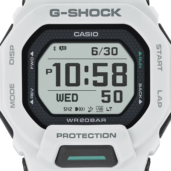 Casio G-Shock Men's G-SQUAD White Fitness Tracker Bluetooth® Watch
