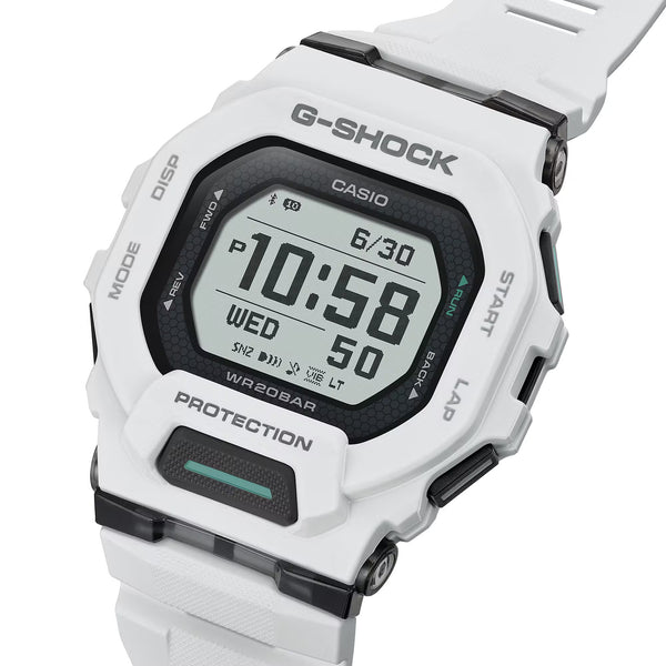 Casio G-Shock Men's G-SQUAD White Fitness Tracker Bluetooth® Watch
