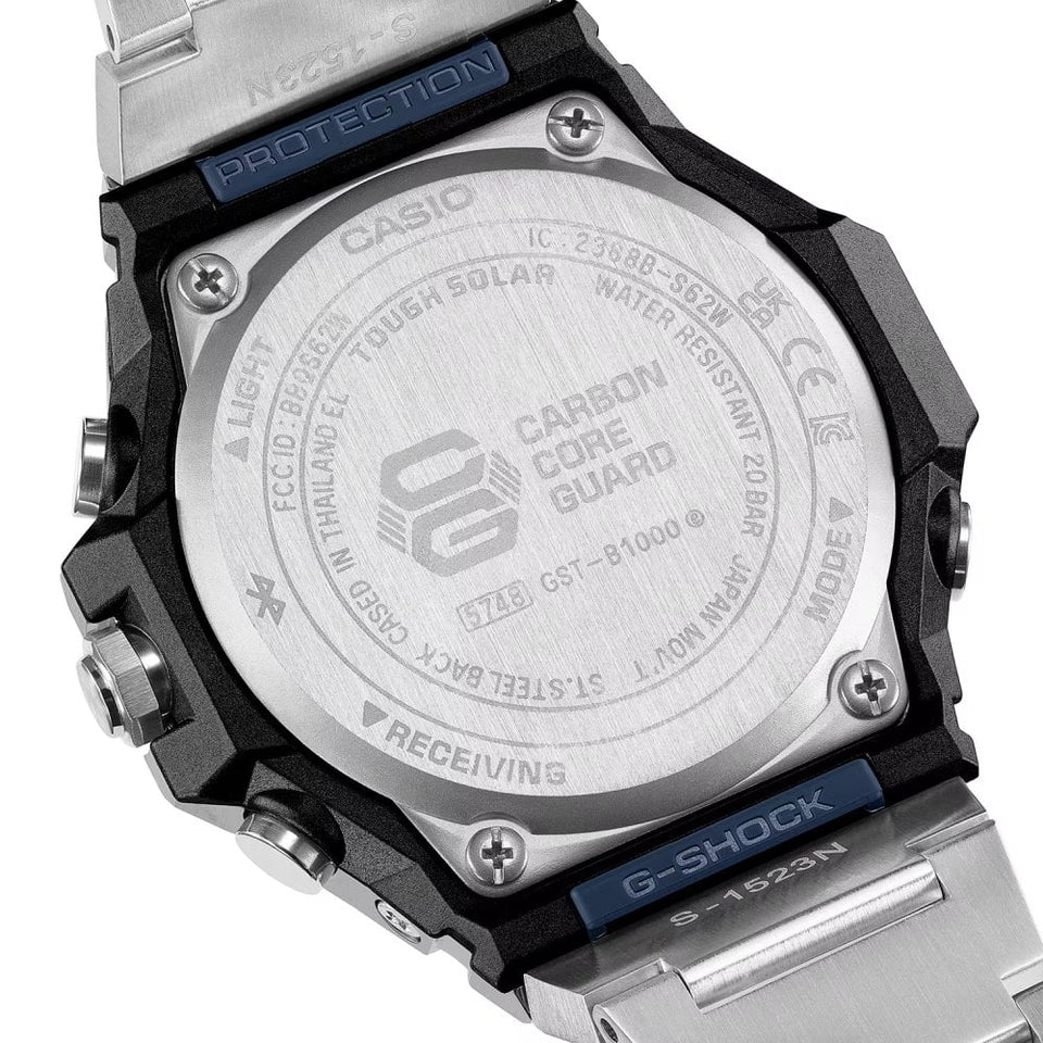 Casio G-Shock Men's G-STEEL B1000 Series Blue Dial Bluetooth® Solar Watch