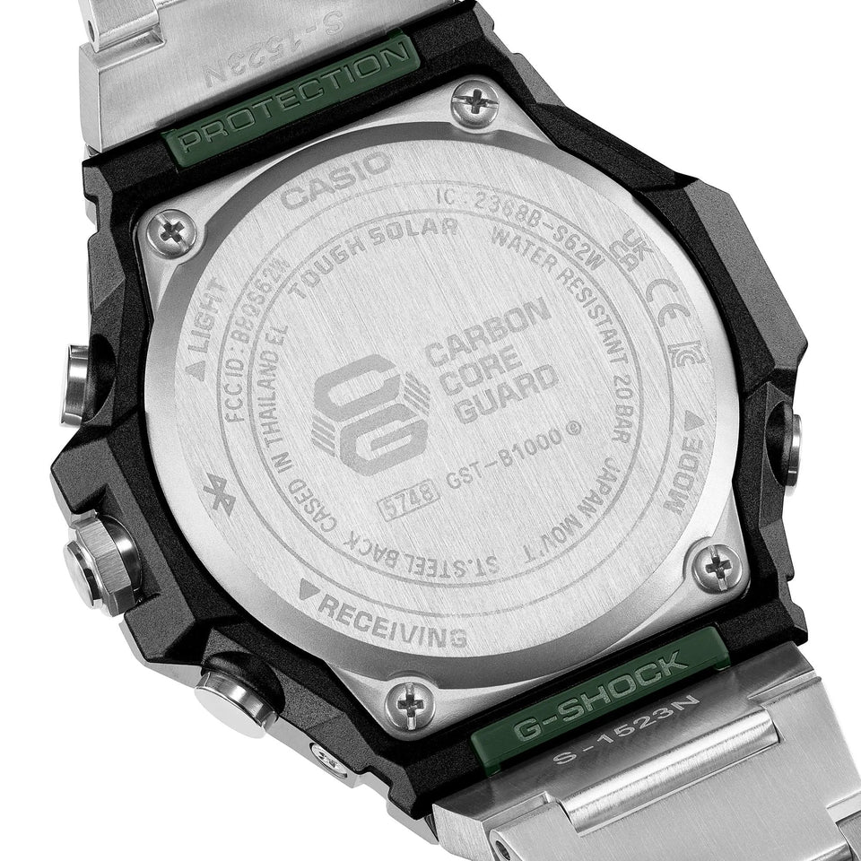 Casio G-Shock Men's G-STEEL B1000 Series Green Dial Bluetooth® Solar Watch