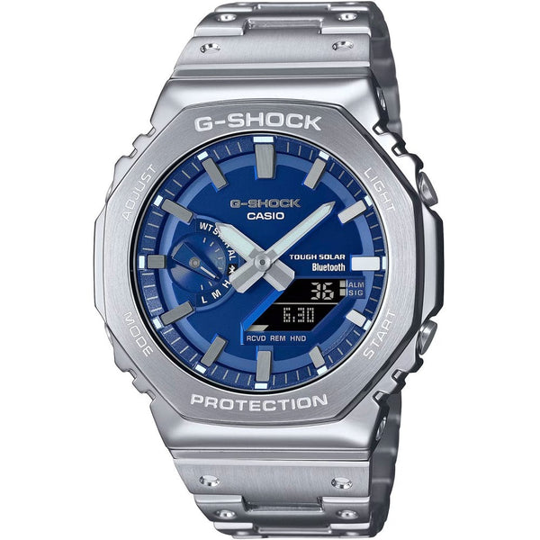 Casio G-Shock Men's G-STEEL FULL METAL Blue Dial Bluetooth® Watch