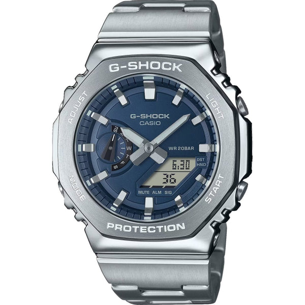 Casio G-Shock Men's G-STEEL GM-2100 Series Dark Blue Digi-Analog Watch