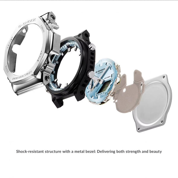 Casio G-Shock Men's G-STEEL GM-2100 Series Dark Blue Digi-Analog Watch