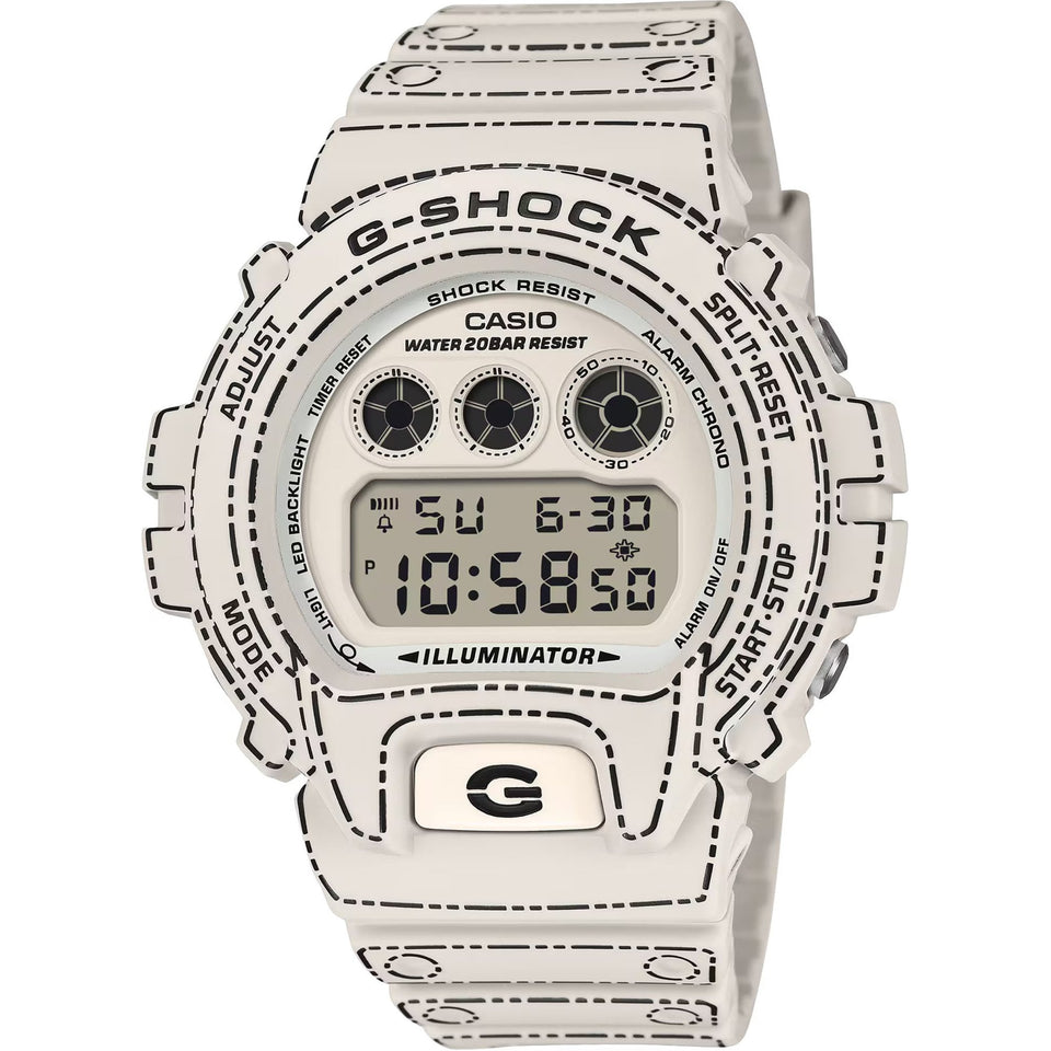 Casio G-Shock Men's White Paper Effect 50mm Origami Watch