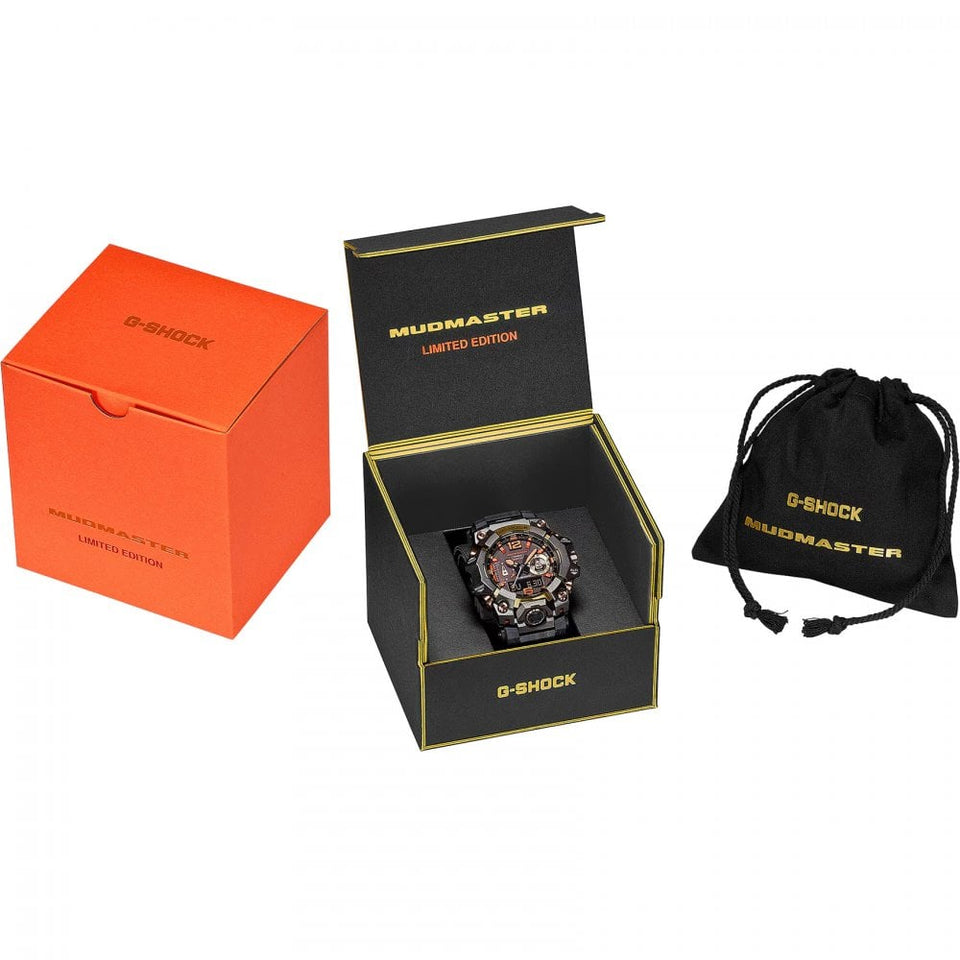 Casio G-Shock Mudmaster Master of G Land Magma Gold Solar Watch