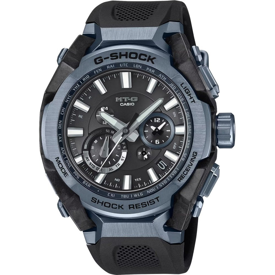 Casio G-Shock Premium Bluetooth® Carbon & Steel Solar Watch