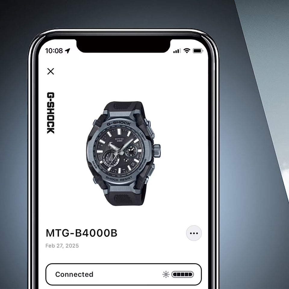 Casio G-Shock Premium Bluetooth® Carbon & Steel Solar Watch