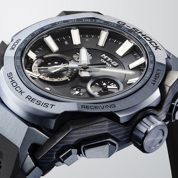 Casio G-Shock Premium Bluetooth® Carbon & Steel Solar Watch