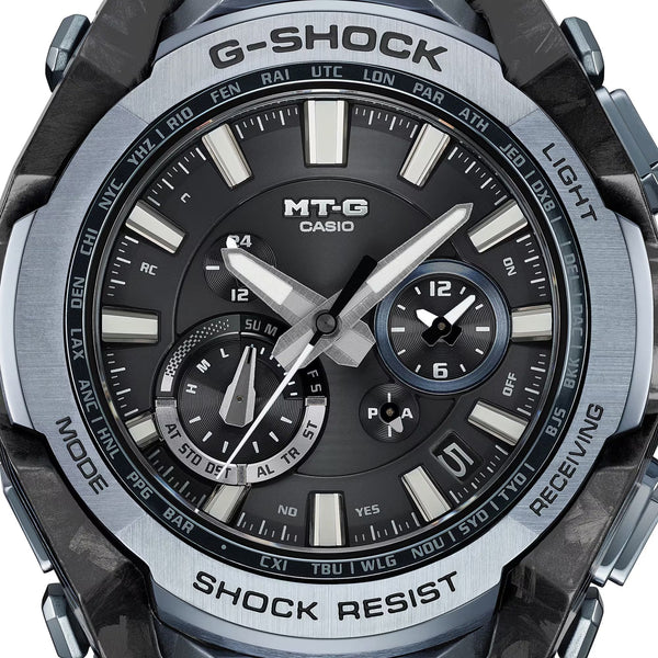 Casio G-Shock Premium Bluetooth® Carbon & Steel Solar Watch