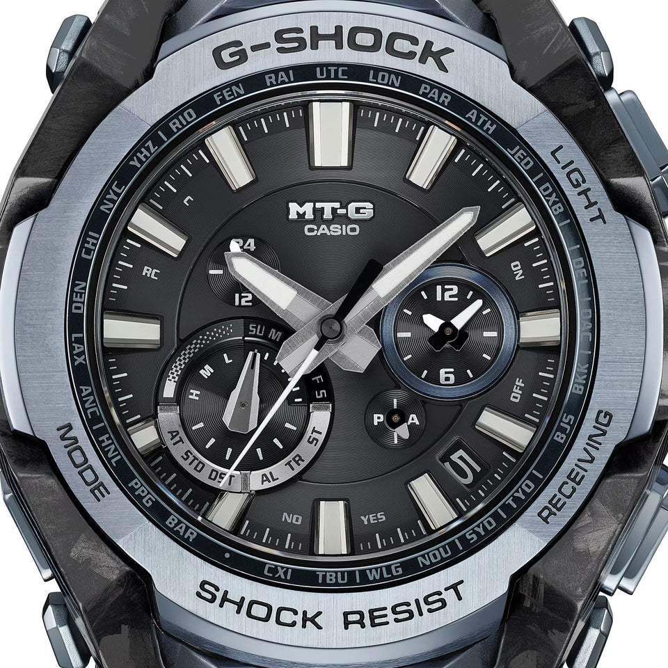 Casio G-Shock Premium Bluetooth® Carbon & Steel Solar Watch