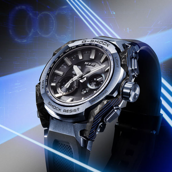 Casio G-Shock Premium Bluetooth® Carbon & Steel Solar Watch