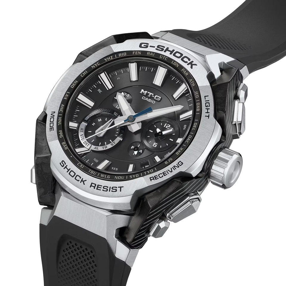 Casio G-Shock Premium Bluetooth® & Solar Watch With Carbon & Steel Build