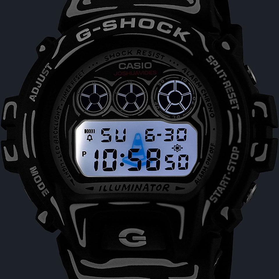 Casio G-Shock The Joshua Vides Collaboration 50mm Monochrome Watch