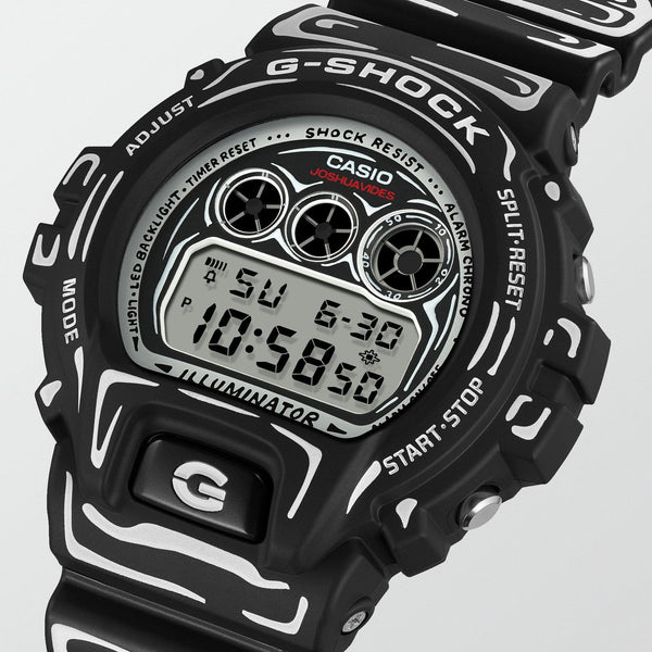 Casio G-Shock The Joshua Vides Collaboration 50mm Monochrome Watch