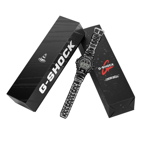 Casio G-Shock The Joshua Vides Collaboration 50mm Monochrome Watch