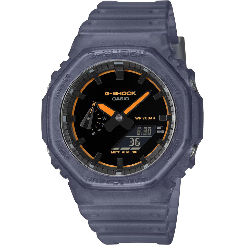 Casio G-Shock Transparent Strap 45mm Grey Watch