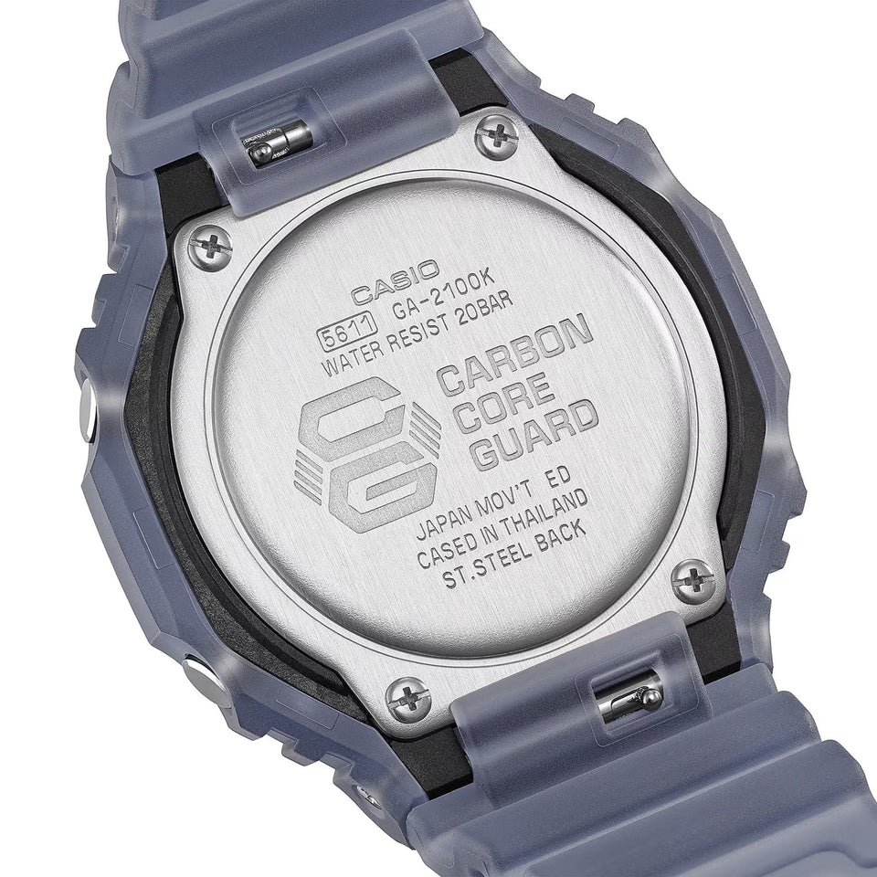 Casio G-Shock Transparent Strap 45mm Grey Watch