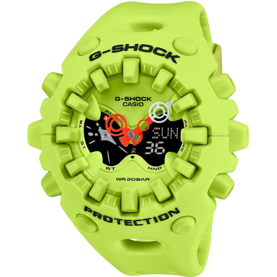 Casio G-Shock Wild Neon Yellow 'CoolEyes' 58mm Digital Watch
