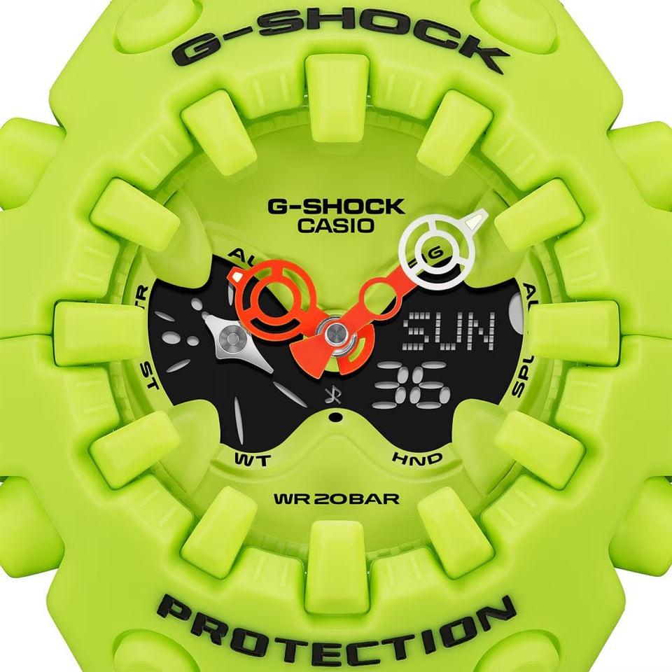 Casio G-Shock Wild Neon Yellow 'CoolEyes' 58mm Digital Watch