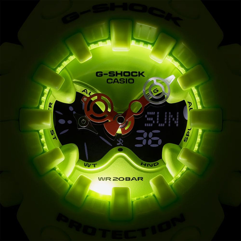 Casio G-Shock Wild Neon Yellow 'CoolEyes' 58mm Digital Watch
