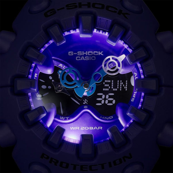 Casio G-Shock Wild Purple 'CoolEyes' 58mm Digital Watch