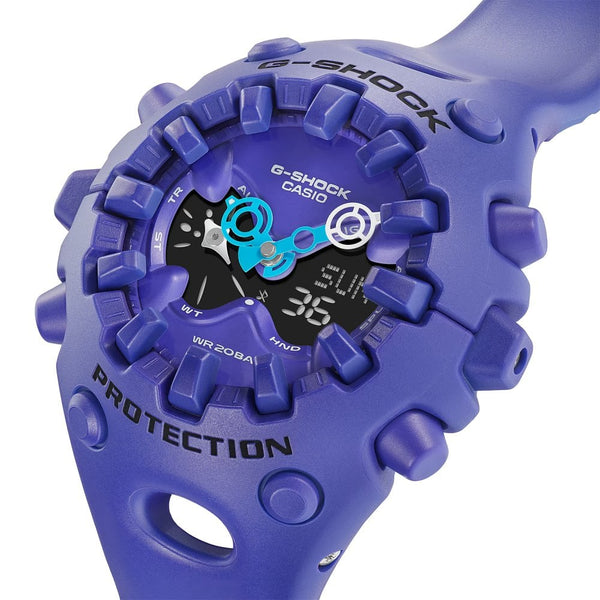 Casio G-Shock Wild Purple 'CoolEyes' 58mm Digital Watch